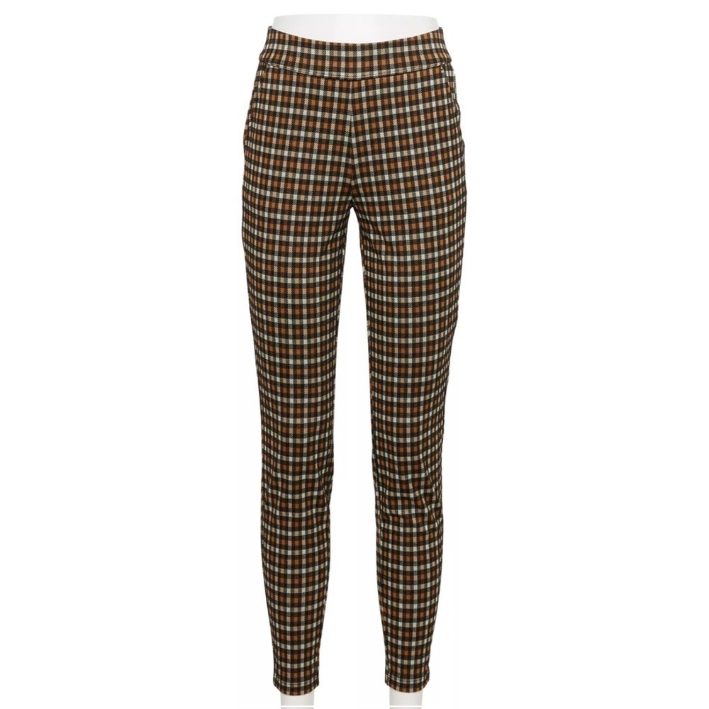 SO High-Rise Plaid Legging Work Pants with Pockets | Women’s Size Large | NWOT﻿